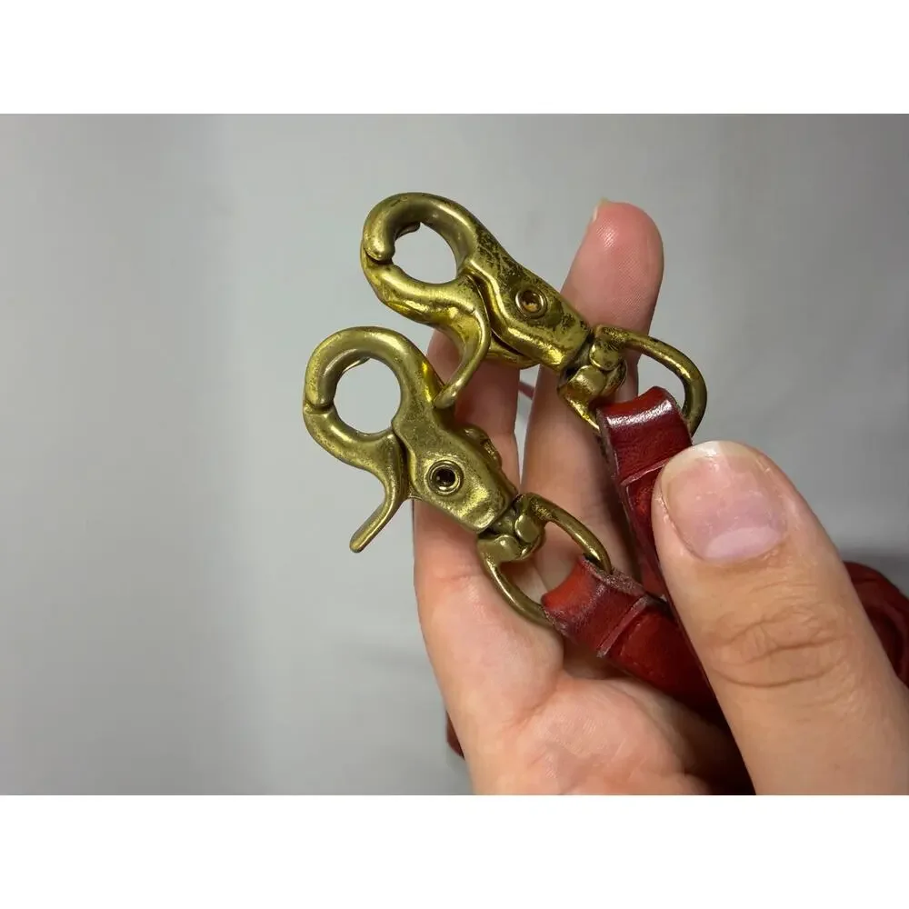 Vintage COACH Red Leather 5120 Small Shoulder Pouch (1983) Rare (no hang tag) - Picture 6 of 14